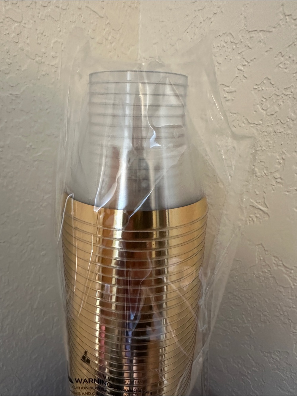 Gold Disposable Plastic Party Cups - Pack